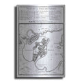 Luxe Metal Art 'Petite Map of Boston' by Unattributed, Metal Wall Art