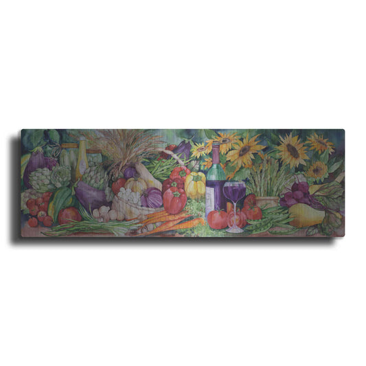 Luxe Metal Art 'Vegetable Medley' by Danhui Nai, Metal Wall Art