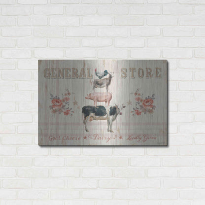 Luxe Metal Art 'Farm Patchwork I' by Danhui Nai, Metal Wall Art,36x24