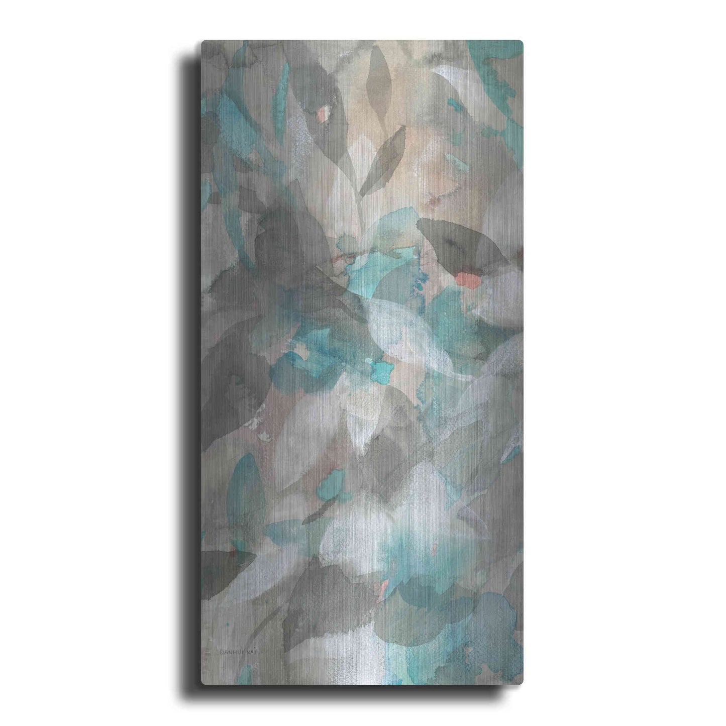 Luxe Metal Art 'Abstract Nature II' by Danhui Nai, Metal Wall Art