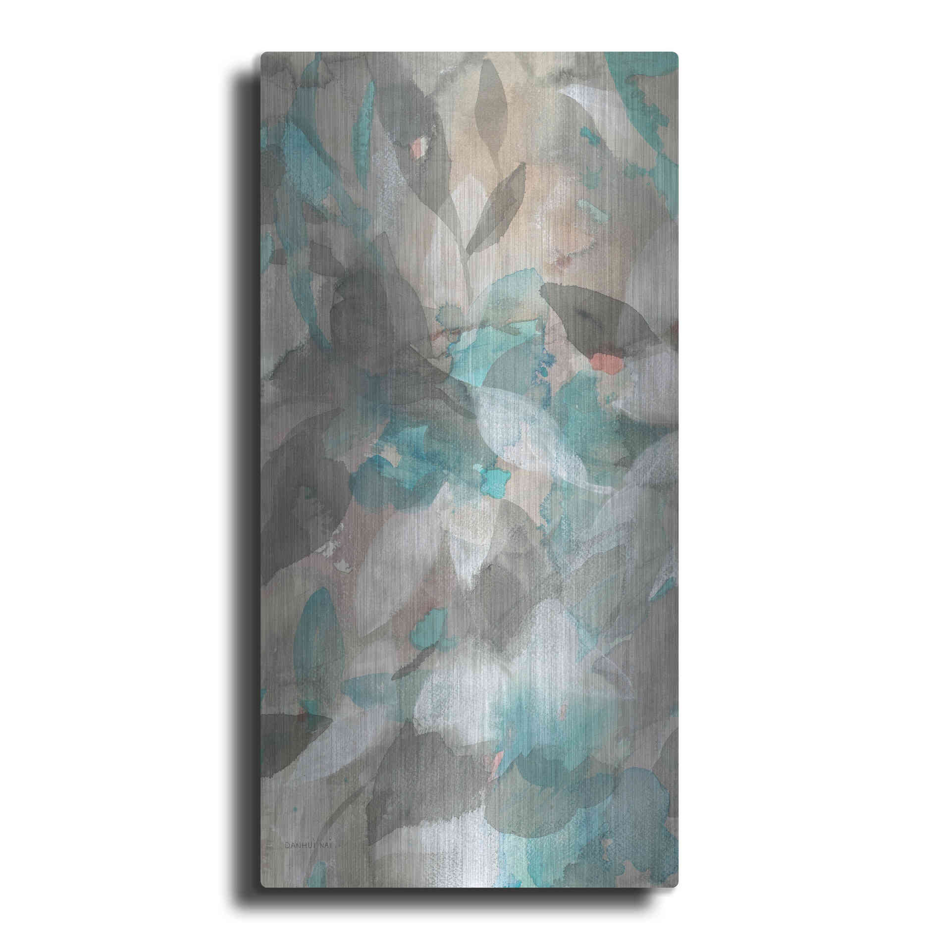 Luxe Metal Art 'Abstract Nature II' by Danhui Nai, Metal Wall Art