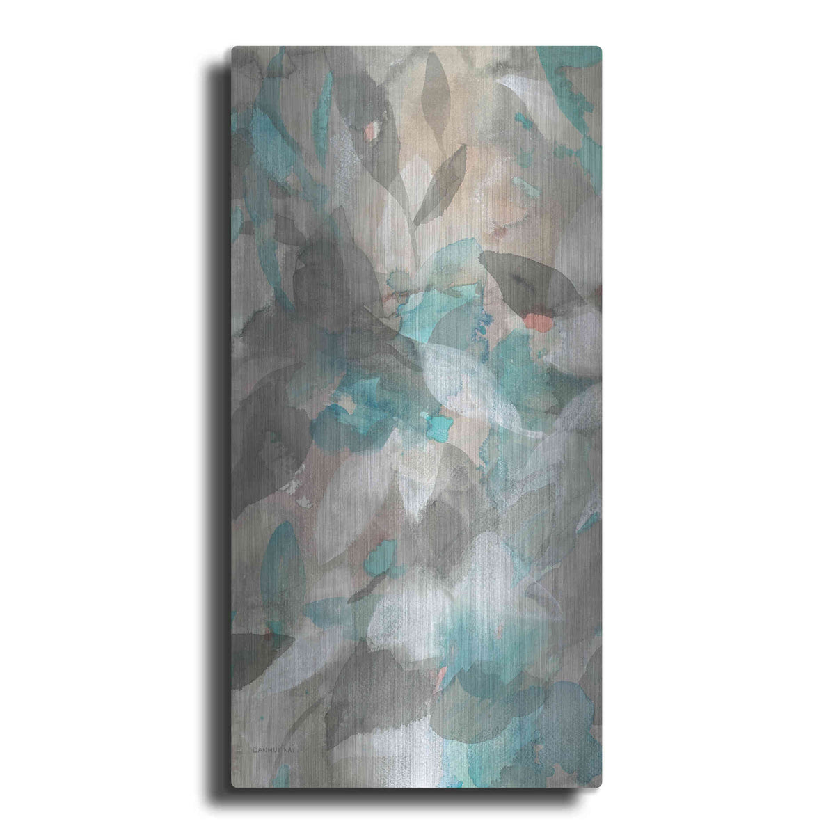 Luxe Metal Art 'Abstract Nature II' by Danhui Nai, Metal Wall Art