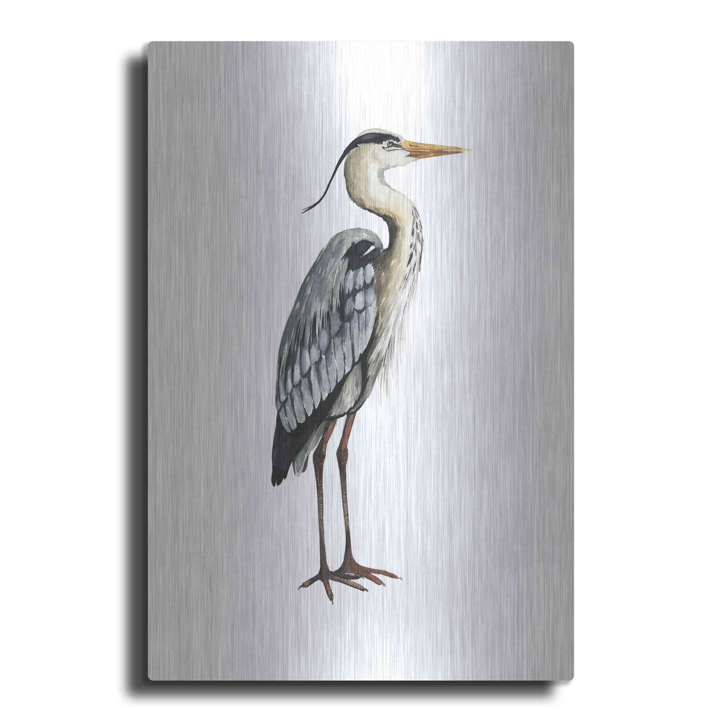 Luxe Metal Art 'Sea Bird V' by Grace Popp, Metal Wall Art