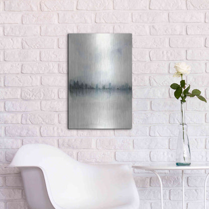 Luxe Metal Art 'Horizon Whisper II' by Grace Popp, Metal Wall Art,16x24