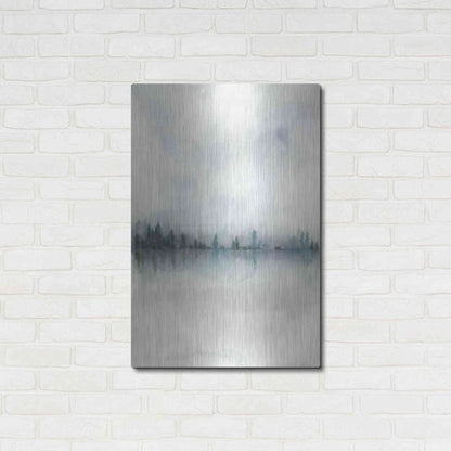 Luxe Metal Art 'Horizon Whisper II' by Grace Popp, Metal Wall Art,24x36