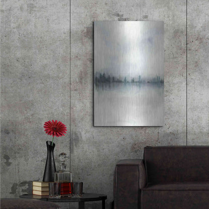 Luxe Metal Art 'Horizon Whisper II' by Grace Popp, Metal Wall Art,24x36