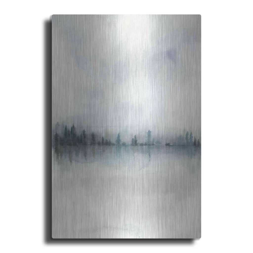 Luxe Metal Art 'Horizon Whisper II' by Grace Popp, Metal Wall Art