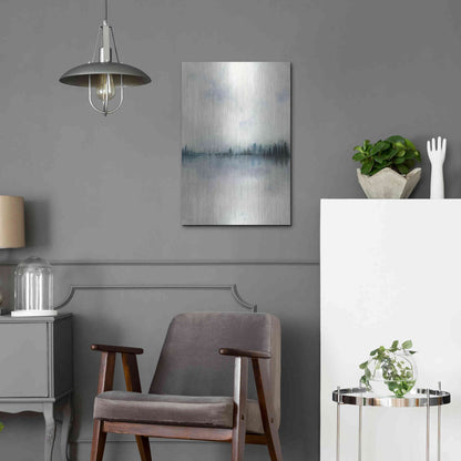 Luxe Metal Art 'Horizon Whisper I' by Grace Popp, Metal Wall Art,16x24