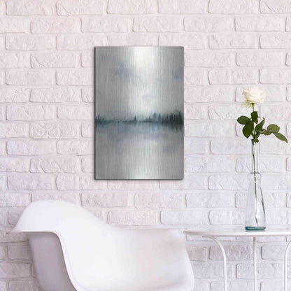 Luxe Metal Art 'Horizon Whisper I' by Grace Popp, Metal Wall Art,16x24