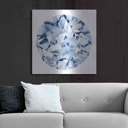 Luxe Metal Art 'Diamond Drops II' by Grace Popp, Metal Wall Art,36x36