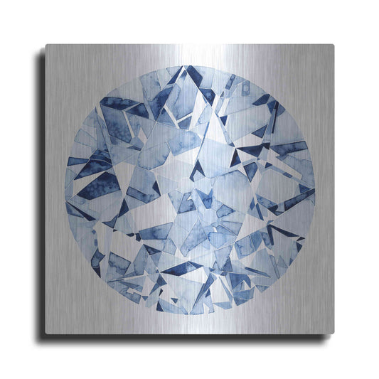 Luxe Metal Art 'Diamond Drops II' by Grace Popp, Metal Wall Art