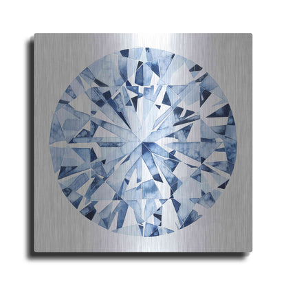 Luxe Metal Art 'Diamond Drops I' by Grace Popp, Metal Wall Art