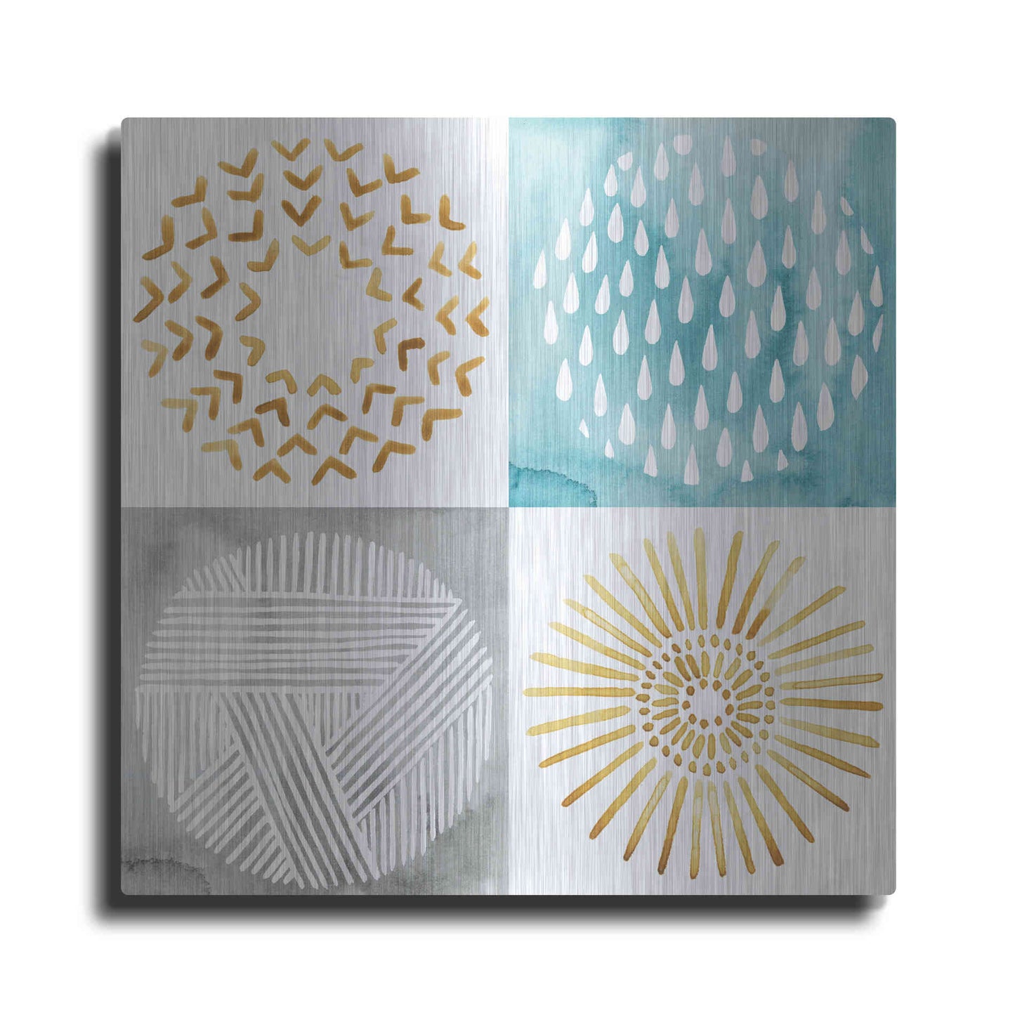 Luxe Metal Art 'Celestial Ring II' by Grace Popp, Metal Wall Art