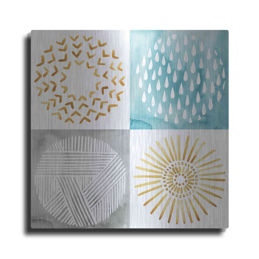 Luxe Metal Art 'Celestial Ring II' by Grace Popp, Metal Wall Art