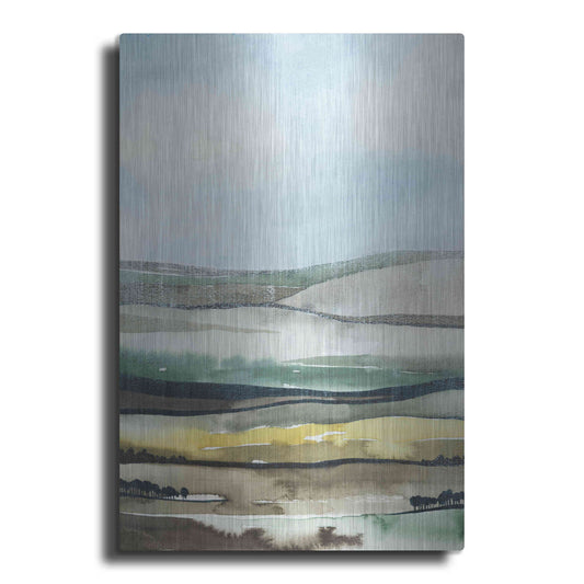 Luxe Metal Art 'Virga II' by Grace Popp, Metal Wall Art