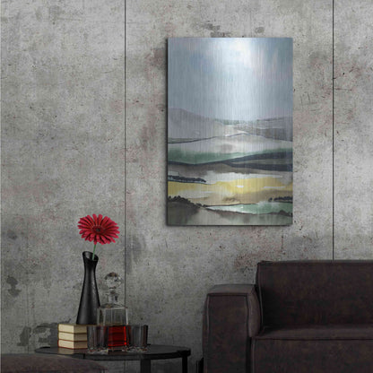 Luxe Metal Art 'Virga I' by Grace Popp, Metal Wall Art,24x36