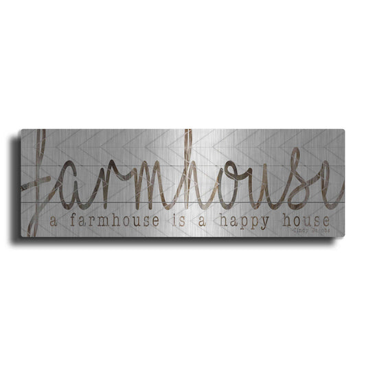Luxe Metal Art 'Have Yourself A Merry Christmas' by Cindy Jacobs, Metal Wall Art