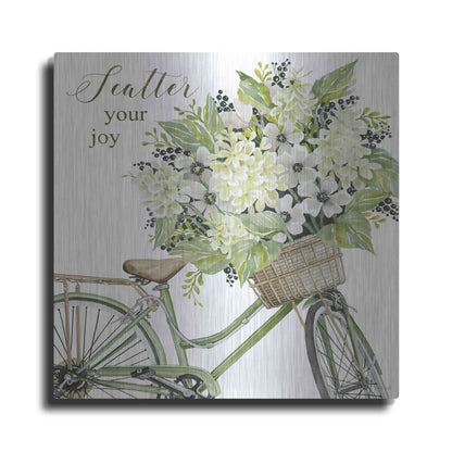 Luxe Metal Art 'Scatter Your Joy' by Cindy Jacobs, Metal Wall Art