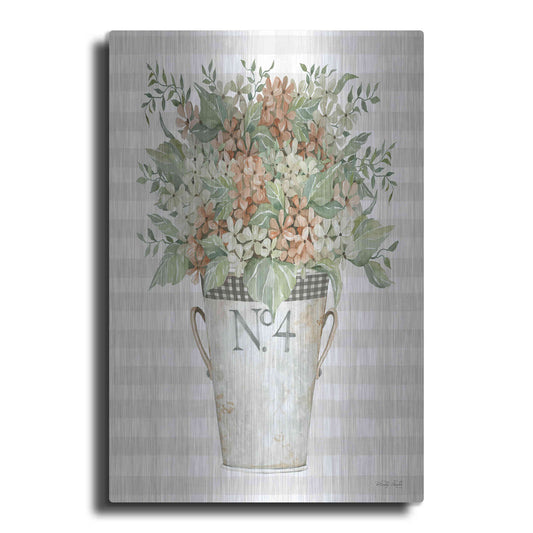 Luxe Metal Art 'Fall Flowers' by Cindy Jacobs, Metal Wall Art