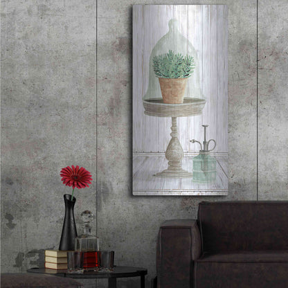 Luxe Metal Art 'Farmhouse Plant Stand' by Cindy Jacobs, Metal Wall Art,24x48