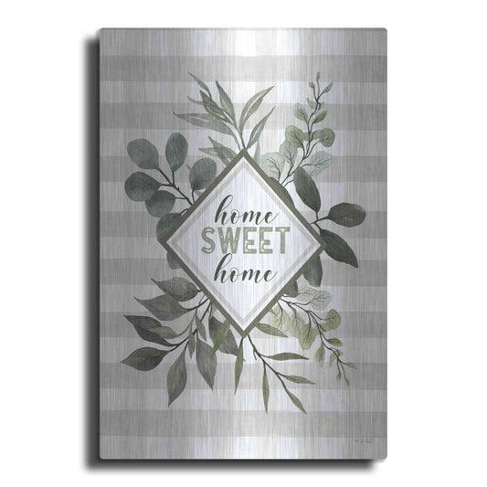 Luxe Metal Art 'Home Sweet Home' by Cindy Jacobs, Metal Wall Art