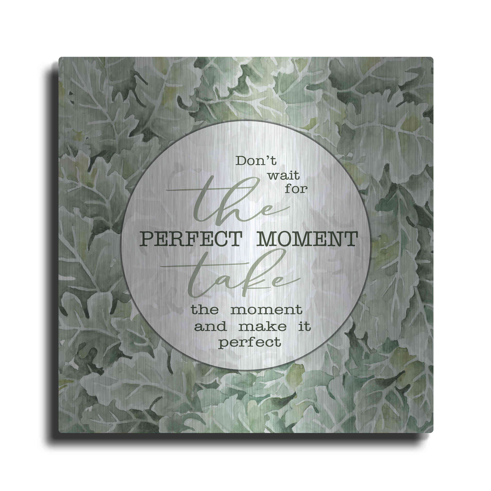 Luxe Metal Art 'Perfect Moment' by Cindy Jacobs, Metal Wall Art