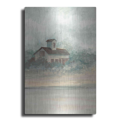 Luxe Metal Art 'Barn In Country I' by Cindy Jacobs, Metal Wall Art