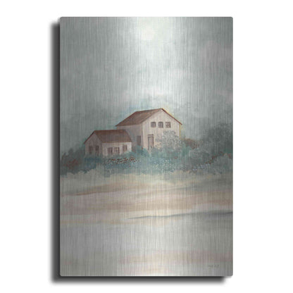 Luxe Metal Art 'House In Country' by Cindy Jacobs, Metal Wall Art