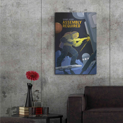 Luxe Metal Art 'Mars Explorer Series: Some User Assembly Required' Space Metal Wall Art,24x36