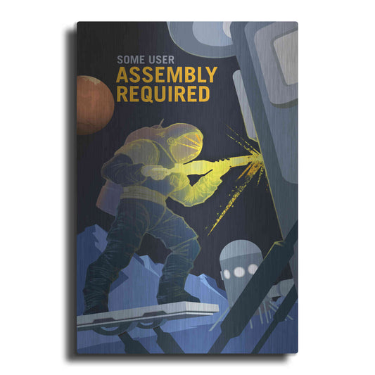 Luxe Metal Art 'Mars Explorer Series: Some User Assembly Required' Space Metal Wall Art