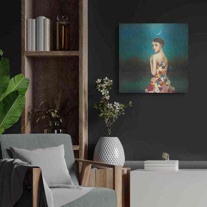 Luxe Metal Art 'Reflective Nature' by Duy Huynh, Metal Wall Art,24x24
