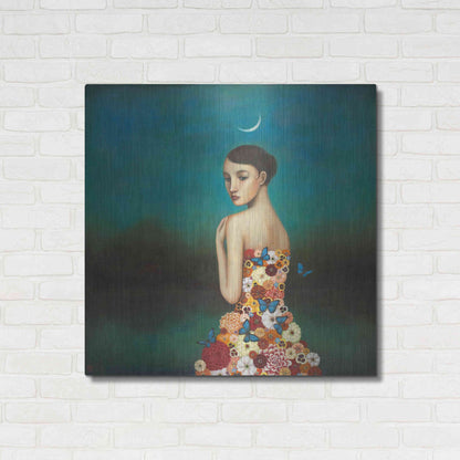 Luxe Metal Art 'Reflective Nature' by Duy Huynh, Metal Wall Art,36x36
