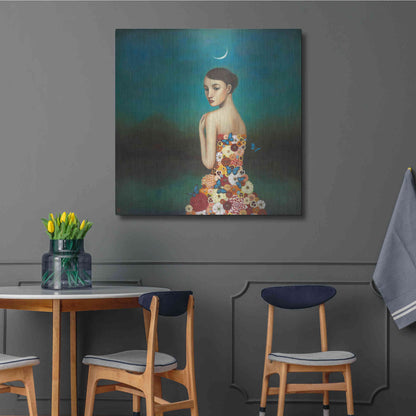 Luxe Metal Art 'Reflective Nature' by Duy Huynh, Metal Wall Art,36x36