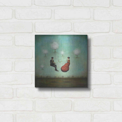 Luxe Metal Art 'Gravitea For Two' by Duy Huynh, Metal Wall Art,12x12