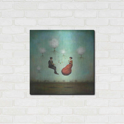 Luxe Metal Art 'Gravitea For Two' by Duy Huynh, Metal Wall Art,24x24