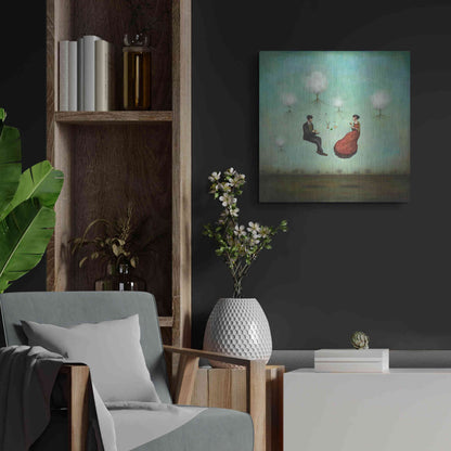 Luxe Metal Art 'Gravitea For Two' by Duy Huynh, Metal Wall Art,24x24
