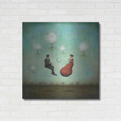 Luxe Metal Art 'Gravitea For Two' by Duy Huynh, Metal Wall Art,36x36