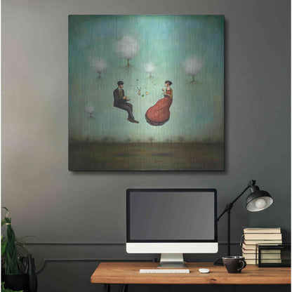Luxe Metal Art 'Gravitea For Two' by Duy Huynh, Metal Wall Art,36x36