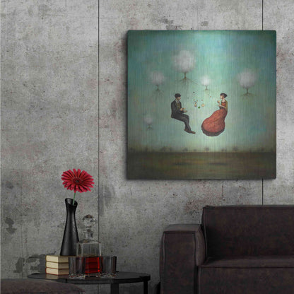 Luxe Metal Art 'Gravitea For Two' by Duy Huynh, Metal Wall Art,36x36
