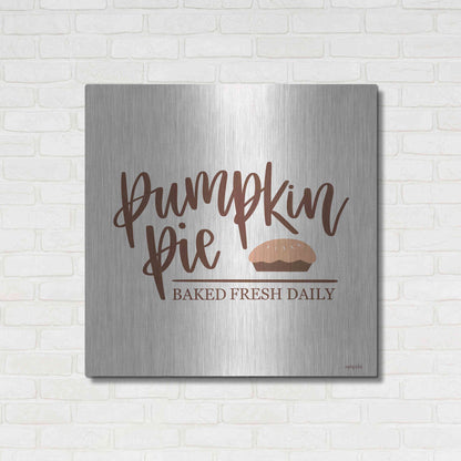 Luxe Metal Art 'Pumpkin Pie' by Imperfect Dust, Metal Wall Art,36x36