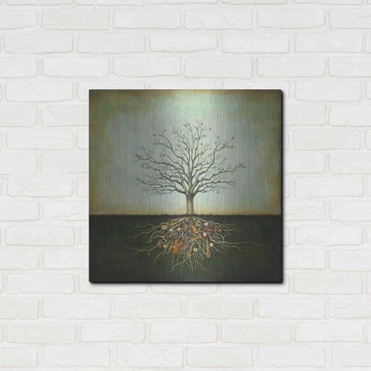 Luxe Metal Art 'Strung Together' by Duy Huynh, Metal Wall Art,24x24