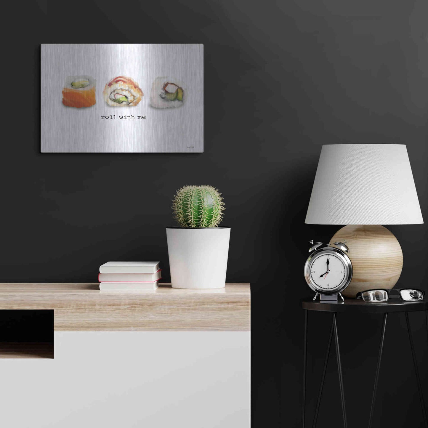 Luxe Metal Art 'Roll With Me' by House Fenway, Metal Wall Art,24x16