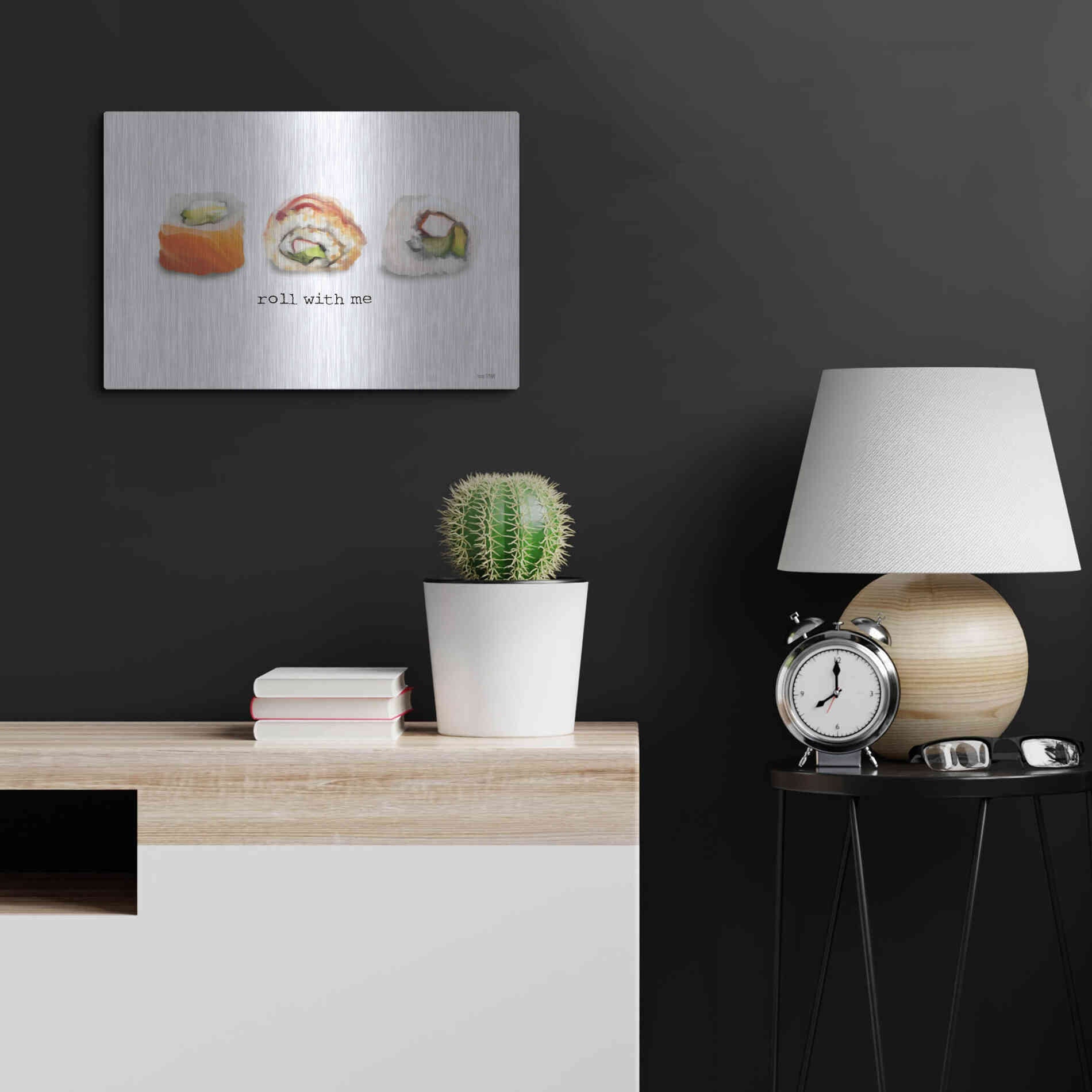 Luxe Metal Art 'Roll With Me' by House Fenway, Metal Wall Art,24x16