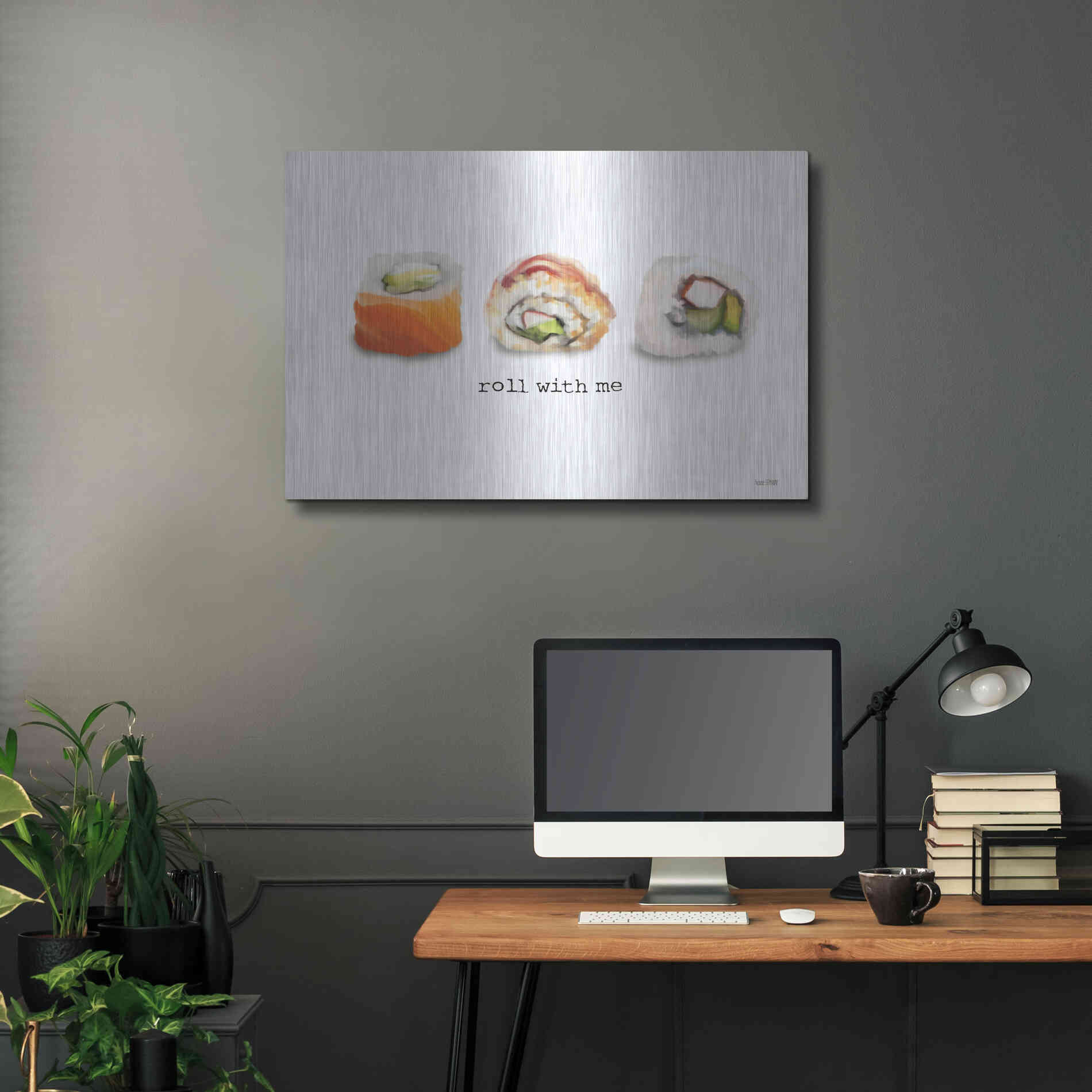 Luxe Metal Art 'Roll With Me' by House Fenway, Metal Wall Art,36x24
