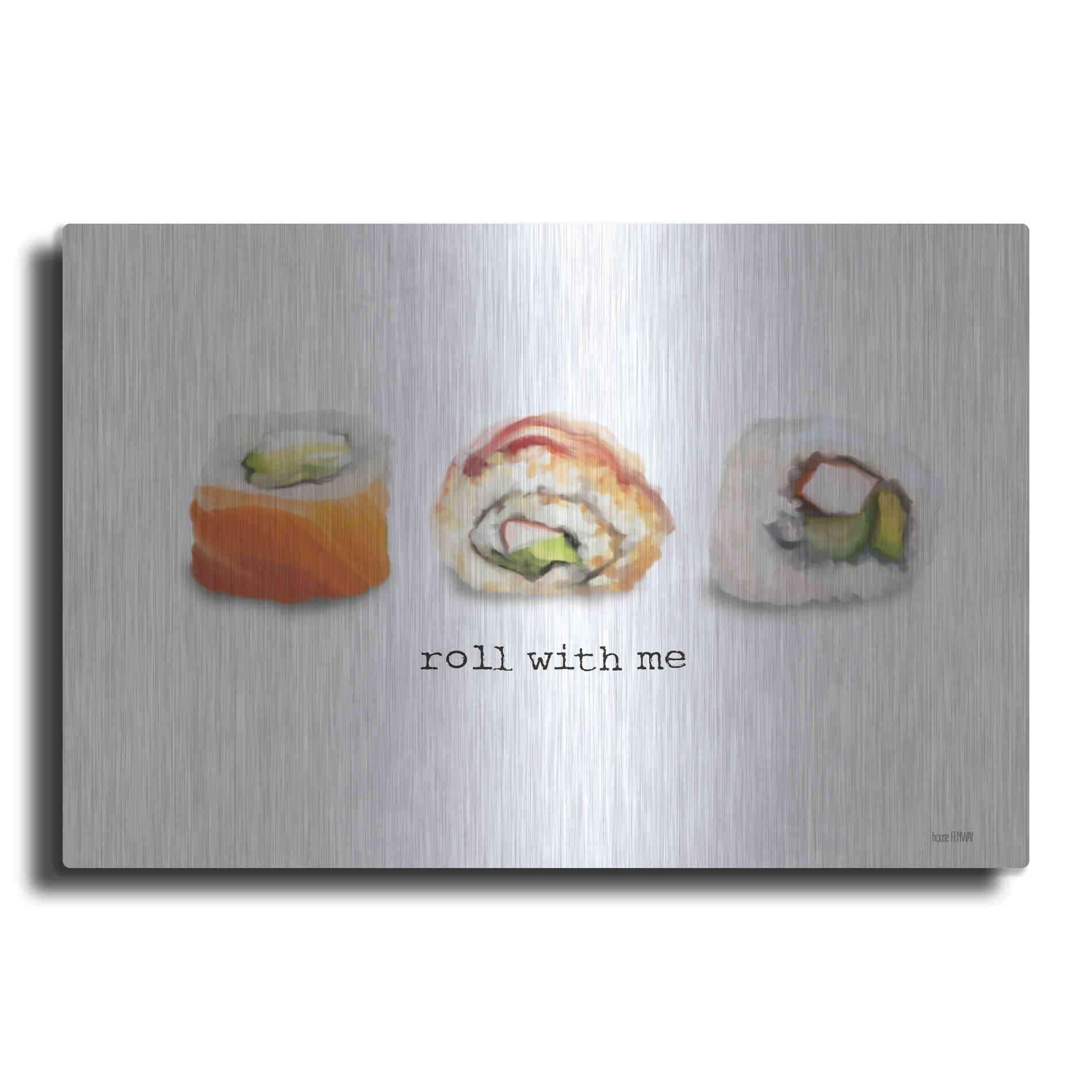 Luxe Metal Art 'Roll With Me' by House Fenway, Metal Wall Art