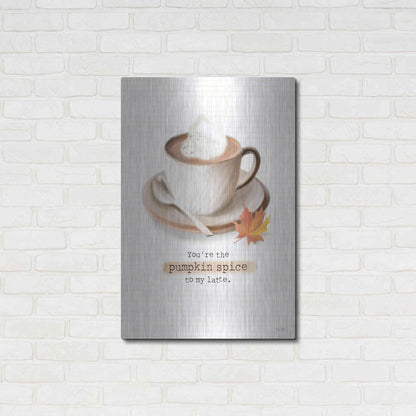 Luxe Metal Art 'Pumpkin Spice II' by House Fenway, Metal Wall Art,24x36