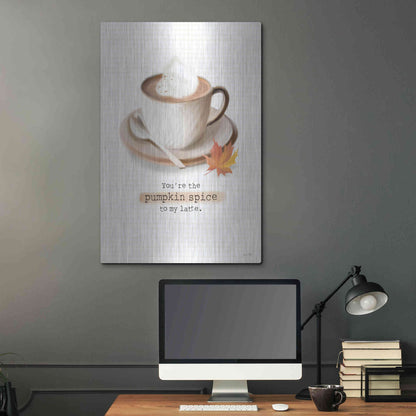 Luxe Metal Art 'Pumpkin Spice II' by House Fenway, Metal Wall Art,24x36