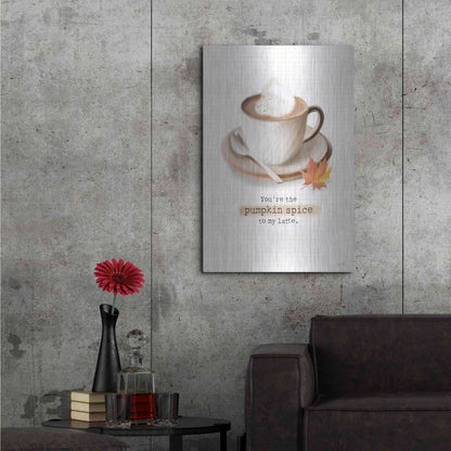 Luxe Metal Art 'Pumpkin Spice II' by House Fenway, Metal Wall Art,24x36
