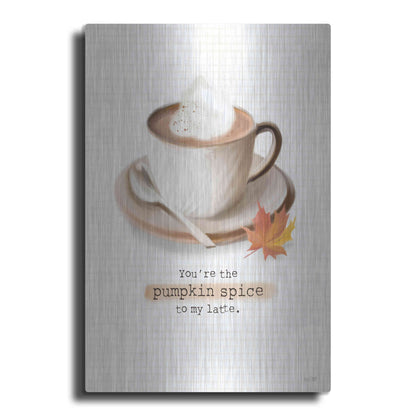Luxe Metal Art 'Pumpkin Spice II' by House Fenway, Metal Wall Art