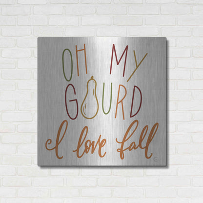 Luxe Metal Art 'Oh My Gourd ' by Fearfully Made Creations, Metal Wall Art,36x36